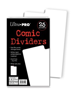 Helpful in both dividing comics and bringing order to a comic-collecting mind.